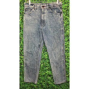 Vintage Pepsi Apparel America Jeans Acid Washed High Waisted 32x28 1980s USA